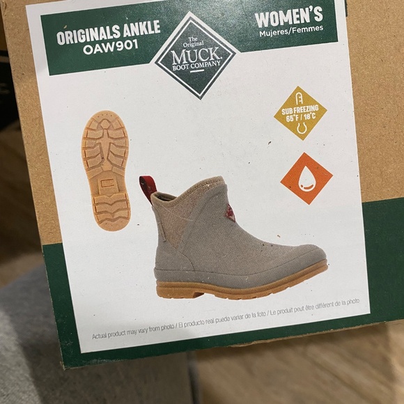 Muck Boots Women’s Originals Ankle Boot (taupe) - Picture 4 of 6